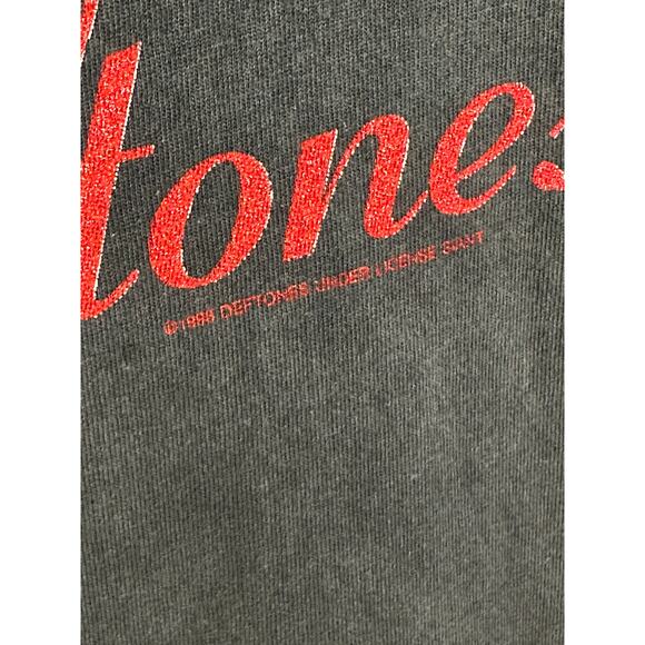 Deftones "Around The Fur" Vintage Reprint Single Stitch T-shirt Tultex Tag - Picture 4 of 7